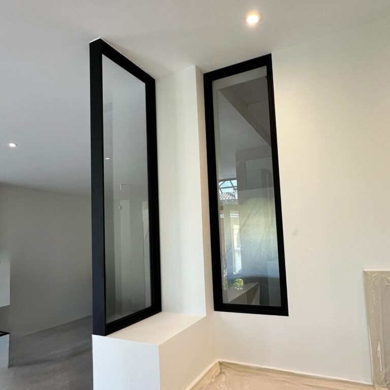 Deux verrières installées dans les espaces de vie