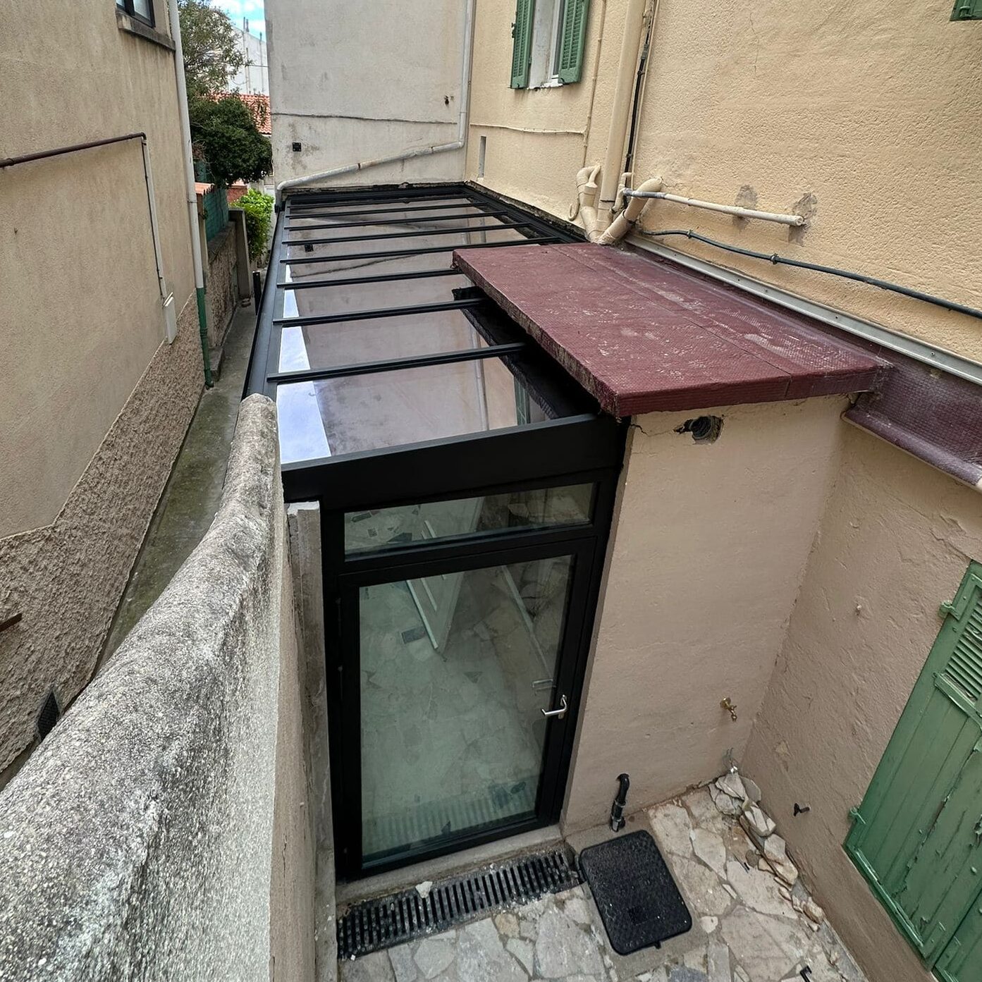 Toit vitré pour véranda